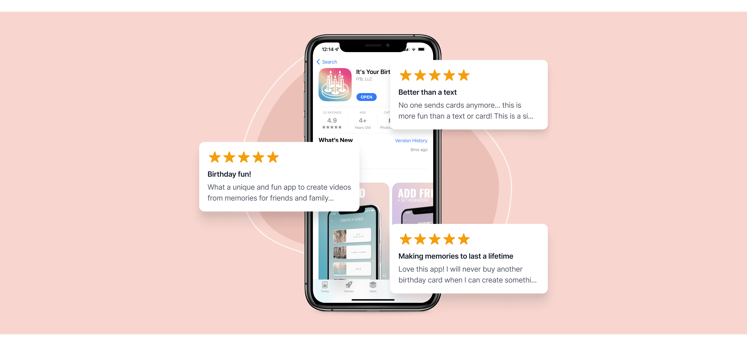IYB app store reviews
