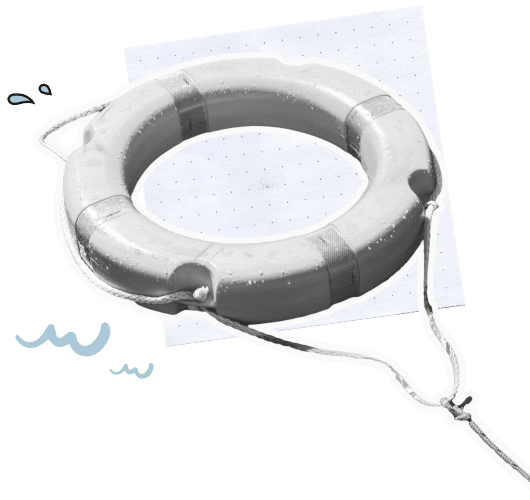 Man brainstorming with sticky notes