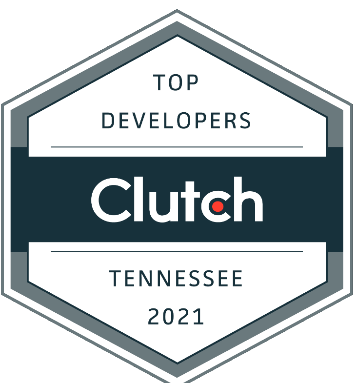 Clutch award for Top Developers in Tennessee 2021