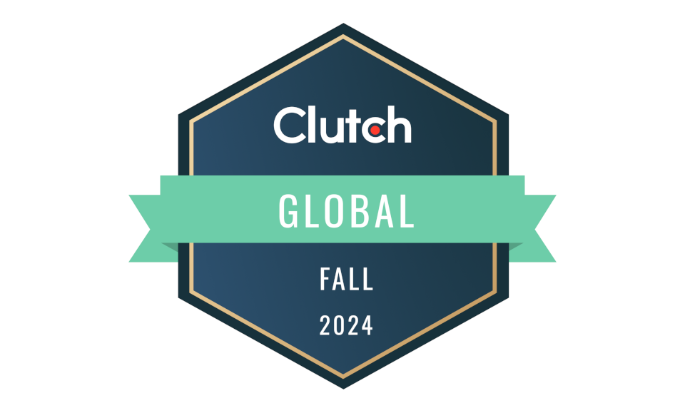 Clutch Global Fall 2024 Award badge