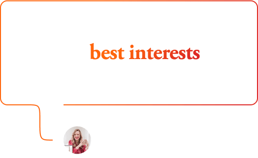 Testimonial from Katy Allen, Owner of Artful Agenda; the quote reads: I always trust that they have my best interests in mind.